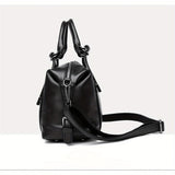 Women’s Classic 2-Way Leather Bag – Premium Soft PU Shoulder & Crossbody Pillow Tote for Business, Work & Daily Use
