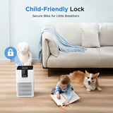 MOOKA H13 HEPA Air Purifier – Large Room Air Cleaner (Up to 1,250 ft²), 15 dB Sleep Mode