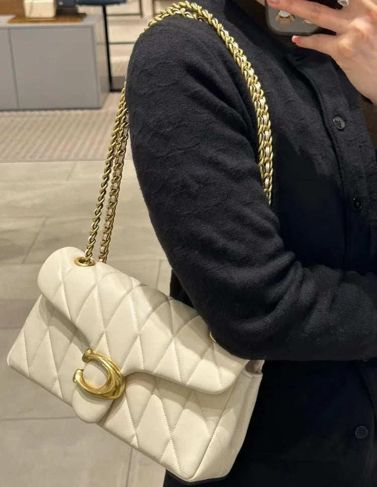 2025 Chain Crossbody Bag – Quilted Sheepskin Shoulder Tote & Underarm Bag for Women 👜✨