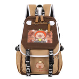 Kawaii Capybara Backpack — Large-Capacity Aesthetic College & School Bookbag for Women & Students