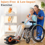 Under-Desk Elliptical Machine – Compact Ellipse Exerciser (12 Speeds) with Remote Control for Seniors & Home Office