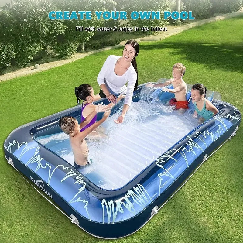 Inflatable Tanning Pool Lounger – Large Floatie Bed for Adults, Sunbathing & Relaxing in Pools or Beaches