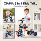 4-Wheel Toddler Tricycle Riding Toy for Ages 1-4 – Balance Training Bike for Boys & Girls