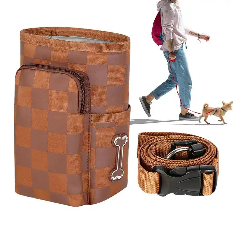 Magnetic Buckle Dog Treat Training Pouch – Waist Bag for Outdoor Training & Snack Rewards
