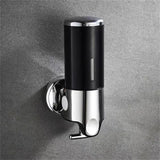 Wall-Mount Bathroom Liquid Soap Dispenser – Refillable Hand Sanitizer, Shampoo & Shower Gel Container