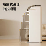 18 cm Narrow Gap Plastic Storage Cabinet – Multi-Layer Drawer-Type Rack for Kitchen & Bathroom