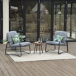 “3-Piece Rocking Bistro Set – Wicker Patio Chairs with Cushions & Coffee Table for Porch, Garden & Outdoor Living”