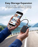 ORICO Portable External SSD – USB 3.2 Gen2 Solid State Drive for iPhone 15 Pro, Windows & Mac Lightweight Storage
