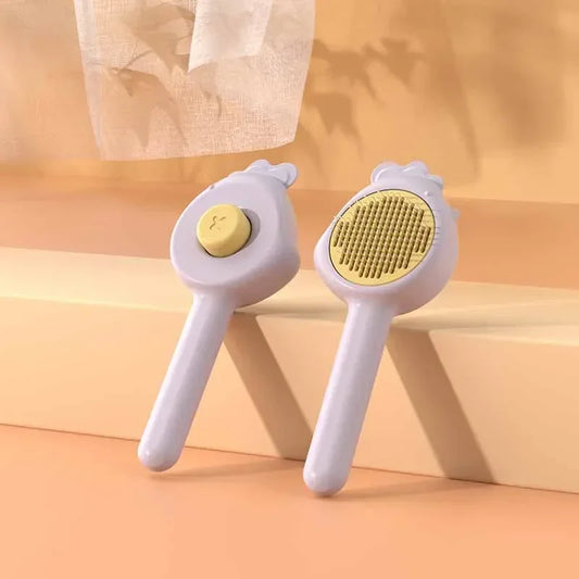 Pet Massage & Grooming Brush – Cat Comb for Hair Removal, Self-Grooming Tool for Kittens, Removes Tangles & Loose Fur