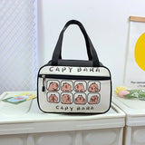 Kawaii Capybara Insulated Lunch Tote – Stylish, Thermal & Portable