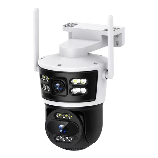 5MP Dual-Lens PTZ WiFi Security Camera – Outdoor Night Vision CCTV, Motion Detection & Baby Monitor 📹🌙