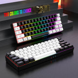 60% Wired Gaming Keyboard – Ultra-Small RGB Backlit Portable Waterproof Computer & Mac Keyboard