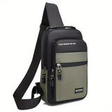 Men’s Casual Oxford Crossbody Sling Bag – Fashion Sports Travel Shoulder Bag with Lightweight Design for Daily Use
