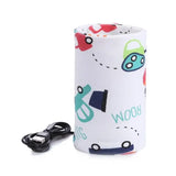 Portable USB Baby Bottle Warmer – Milk Heater with Storage & Insulation for Feeding On-the-Go 🍼⚡👶