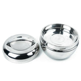 Portable Stainless Steel Thermo-Insulated Food Container – Round Bento Lunch Box (SCVD889)