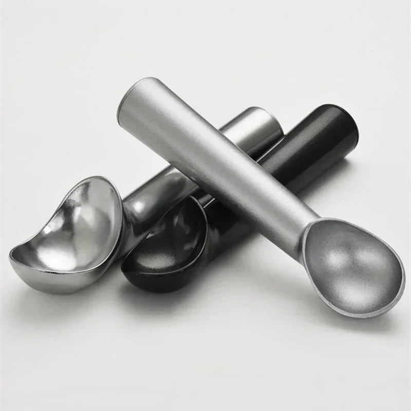 Portable Aluminum-Alloy Non-Stick Ice Cream Spoon / Baller Scoop – Stainless Steel Tool for Home Kitchen