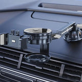 Multi-functional car phone & cup holder – adjustable automotive beverage holder with non-slip silicone bottom for interior accessories