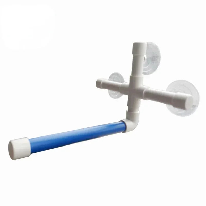 Suction Cup Bird Perch Toy – Window & Shower Stand for Parrots, Macaws, Cockatoos, African Greys, Conures & Parakeets