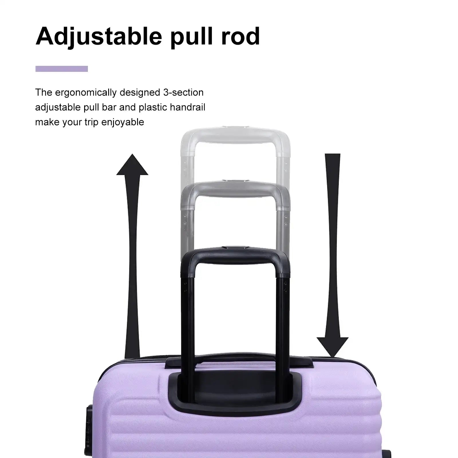 Travelhouse 20″ Carry-On Hardside Suitcase – Lightweight Spinner Wheels Travel Luggage