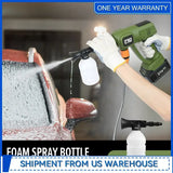 Cordless Pressure Washer 1500 PSI – Portable Handheld Power Cleaner with 6-in-1 Nozzle & 2 × 3.0Ah Batteries