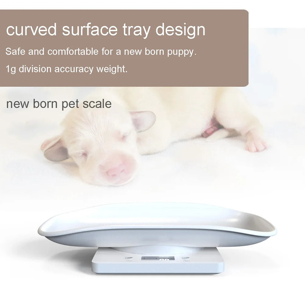 Small Animal & Kitchen Scale – Multifunction Digital Scale for Pets, Food & More (Max 22 lbs / 10kg)