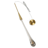 Modern Gold Pendant Light – Clear Glass Hanging Light Fixture for Kitchen Island & Farmhouse Décor
