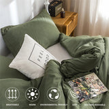 All-Season Reversible Washable Microfiber Comforter Set – Luxury Skin-Friendly Bedding Bundle