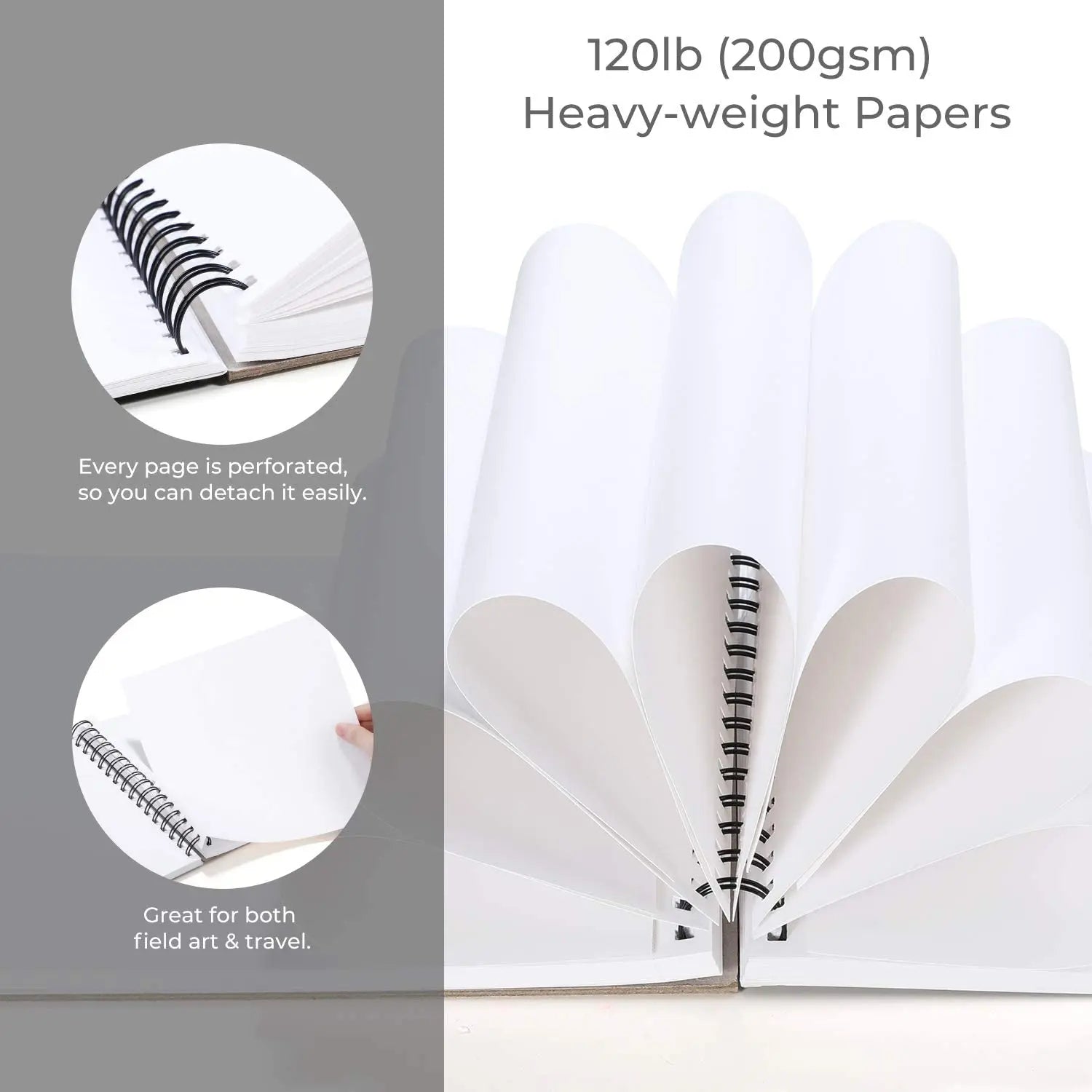 OHUHU Premium Marker Pad – Artist-Grade Spiral Sketchbook for Alcohol Markers & Watercolor Creations 🎨