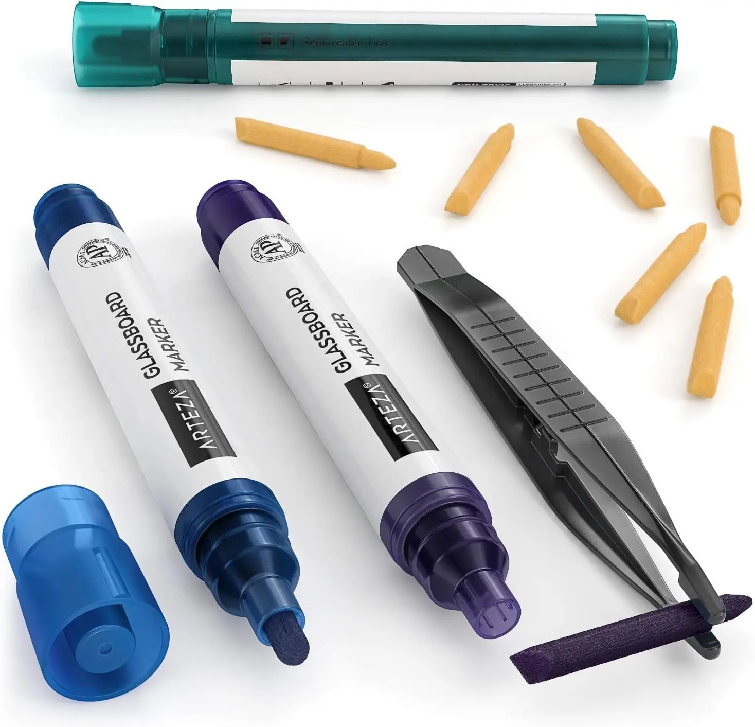 Glass Board Markers – 20-Count Assorted Colors Dry Erase Set for Whiteboards, Windows & Mirrors 🖊️