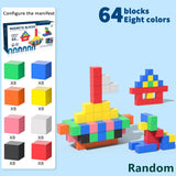 Colorful 3D Magnetic Learning Cubes – DIY Structural Cognitive Toys for Kids, Educational STEM Building Blocks for Boys & Girls