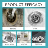 Multi-Layer Drain Gel Cleaner – Pipe Unclog & Deodorant Gel for Kitchen & Bathroom