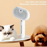 3-in-1 Pet Steam Brush – Spray Grooming & Hair Removal Comb for Cats & Dogs