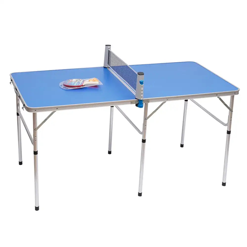 Outdoor Mini Folding Table Tennis Table for Indoor & Garden – Portable Ping Pong Game Table for Entertainment Facilities