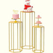 Large 6-Sided 3-Piece Hexagon Storage Rack Set – Display Shelves for Vases, Decorations & Party Tables