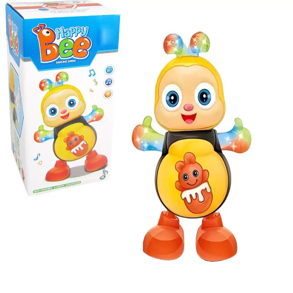 Cartoon Musical Dancing Toy – Educational Preschool Learning Toy with Music & Lights, Interactive Gift for Kids, Boys & Girls