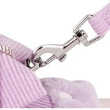 Cute Small Dog Harness & Leash Set with Bow Tie – Soft Padded Adjustable Pet Vest for Indoor & Outdoor Walking