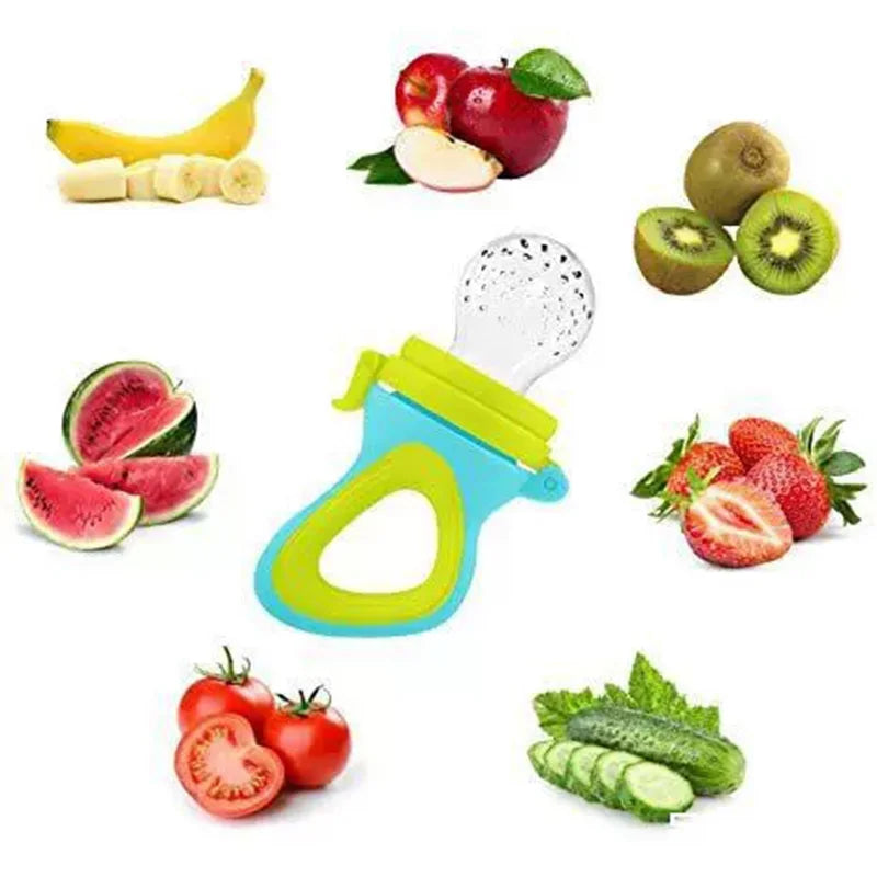 Newborn Baby Silicone Feeding Bottle Spoon – Pacifier-Style Rice & Cereal Feeder for Infant Food Training (Squeezable Design)
