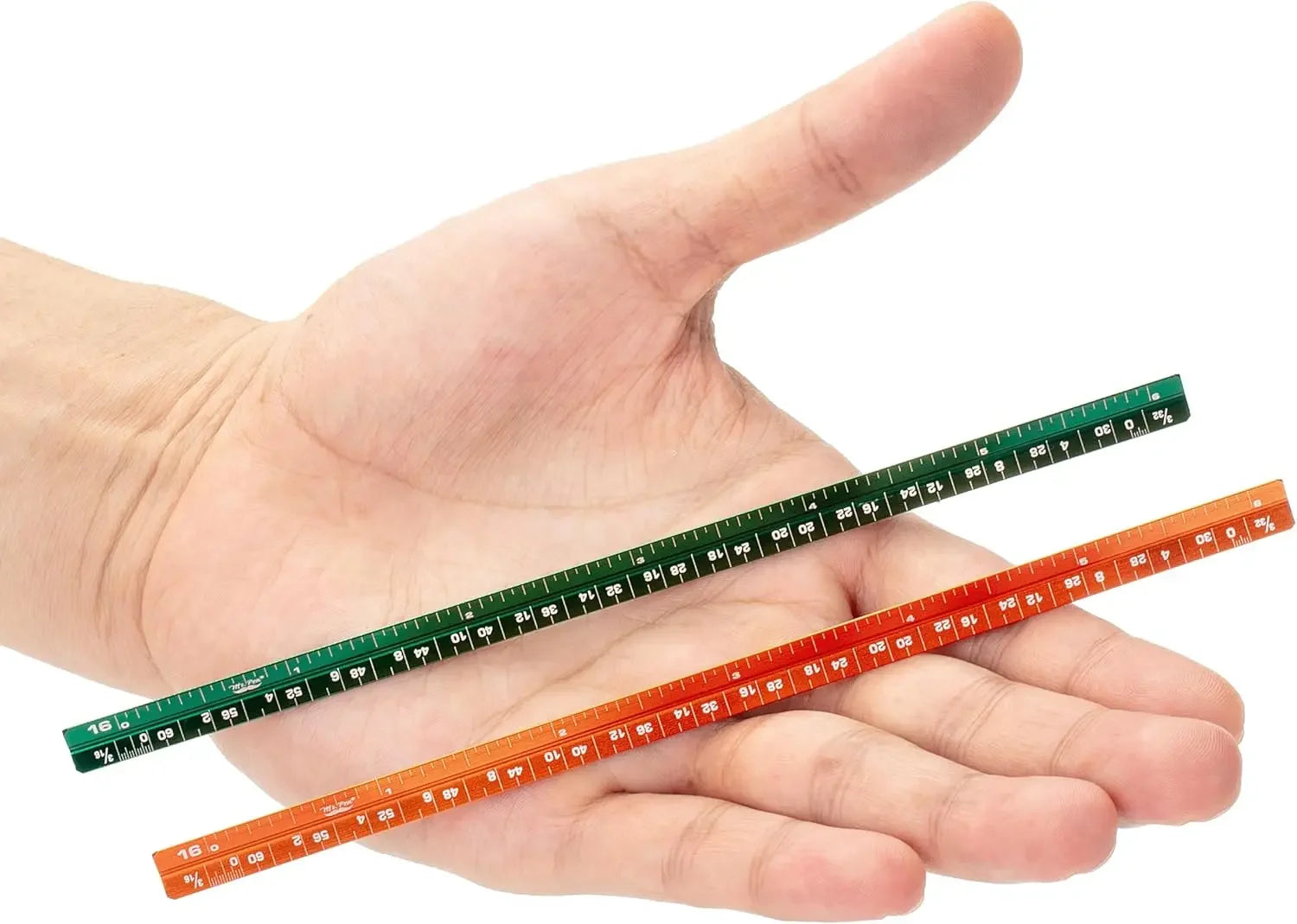 6-Inch Pocket Architectural Scale Ruler – Compact 2-Pack Precision Measuring Tool