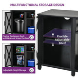 55–75 Gallon Fish Tank Stand – Heavy Duty Aquarium Cabinet with Storage & Built-In Power Outlets