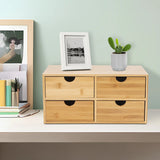 4-Drawer Desktop Organizer – Minimalist Storage Box for Office, Classroom & Study