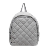 Quilted Nylon Backpack – Unisex Laptop Bookbag for School, Work & Travel 🎒