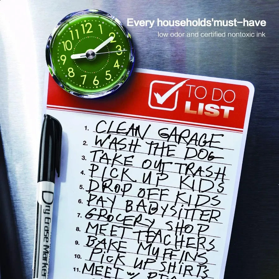 Black Dry Erase Markers – 30-Pack Low-Odor Fine Tip Whiteboard Markers for Office, School & Home 🖊️