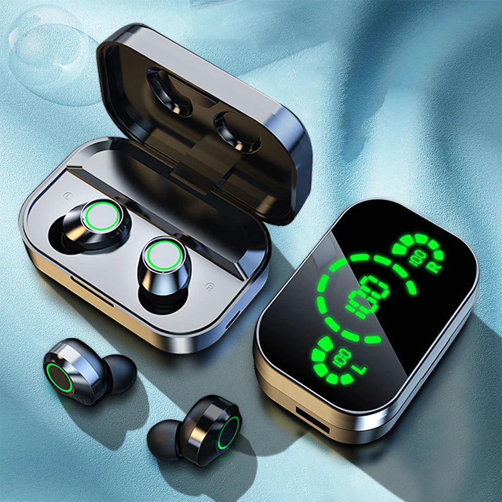 NES TWS Wireless Bluetooth Earphones – Sport Stereo HiFi Music Earbuds with Mic, HD Calls & Gaming Headset Function