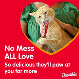 Squeeze Up Lickable Wet Cat Treats – Variety Pack of Creamy Flavors, 0.5oz Tubes, 54-Count Box