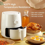 8-Inch Square Disposable Air Fryer Paper Liners – Non-Stick Parchment Baking Paper for Cooking, Steaming & Airfryer Baskets