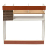 36-Inch Modern 2-Tier Desktop Bookshelf with 2 Drawers – Sleek Desk Organizer