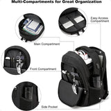 Water-Resistant Anti-Theft Laptop Backpack — Durable Travel & School Bag for Men & Women