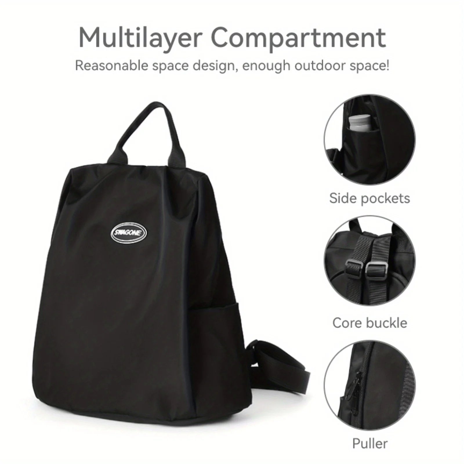 Comfortable & Practical Unisex Backpack – Everyday Casual Daypack for Men & Women | Thoughtful Daily Companion