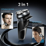 Sejoy 3D Rotary Electric Shaver – Wet & Dry Rechargeable Beard Grooming for Men & Gift-Perfect