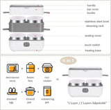 2-Layer 2-L Electric Lunch Box – Portable Self-Cooking Food Warmer Bento Container